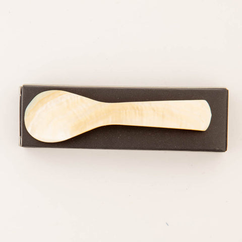 Caviar spoon - Golden mother-of-pearl