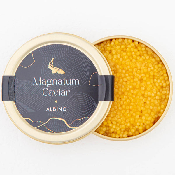Albino Sterlet Caviar – Premium Italian Sturgeon Caviar | Magnatum